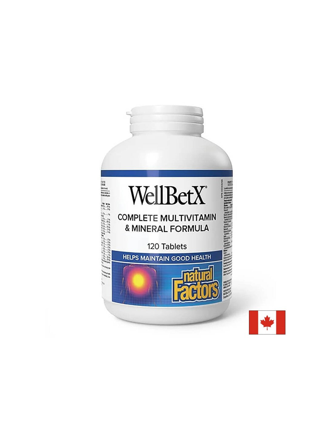 WellBetX® Complete Diabetic/ Multivitamine pentru diabetici x 120 tablete Natural Factors