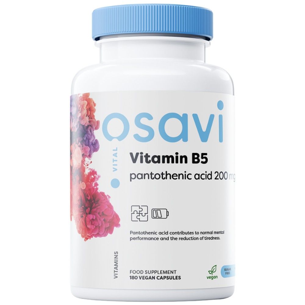 Vitamina B5 | Acid pantotenic 200 mg - 180 capsule