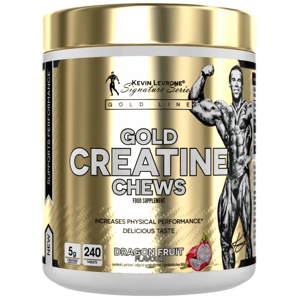 Mestec de creatină de aur | Creatina monohidrat - 240 tablete masticabile
