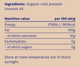 Ulei de cocos ECO (virgin, organic, presat la rece) x 500ml