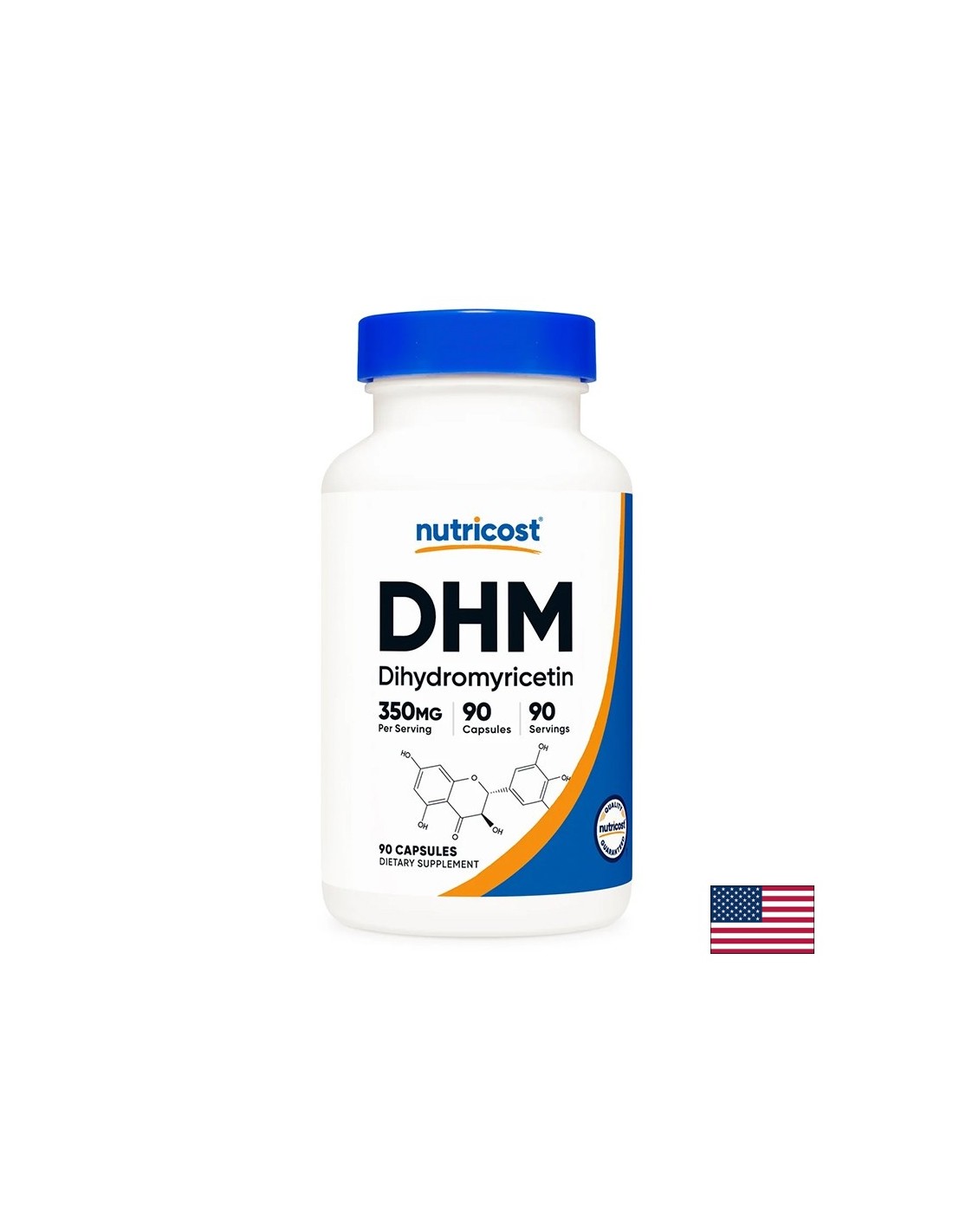 Pentru ficat cu consum crescut de alcool - Dihidromiricetină DHM, 350 mg x 90 capsule