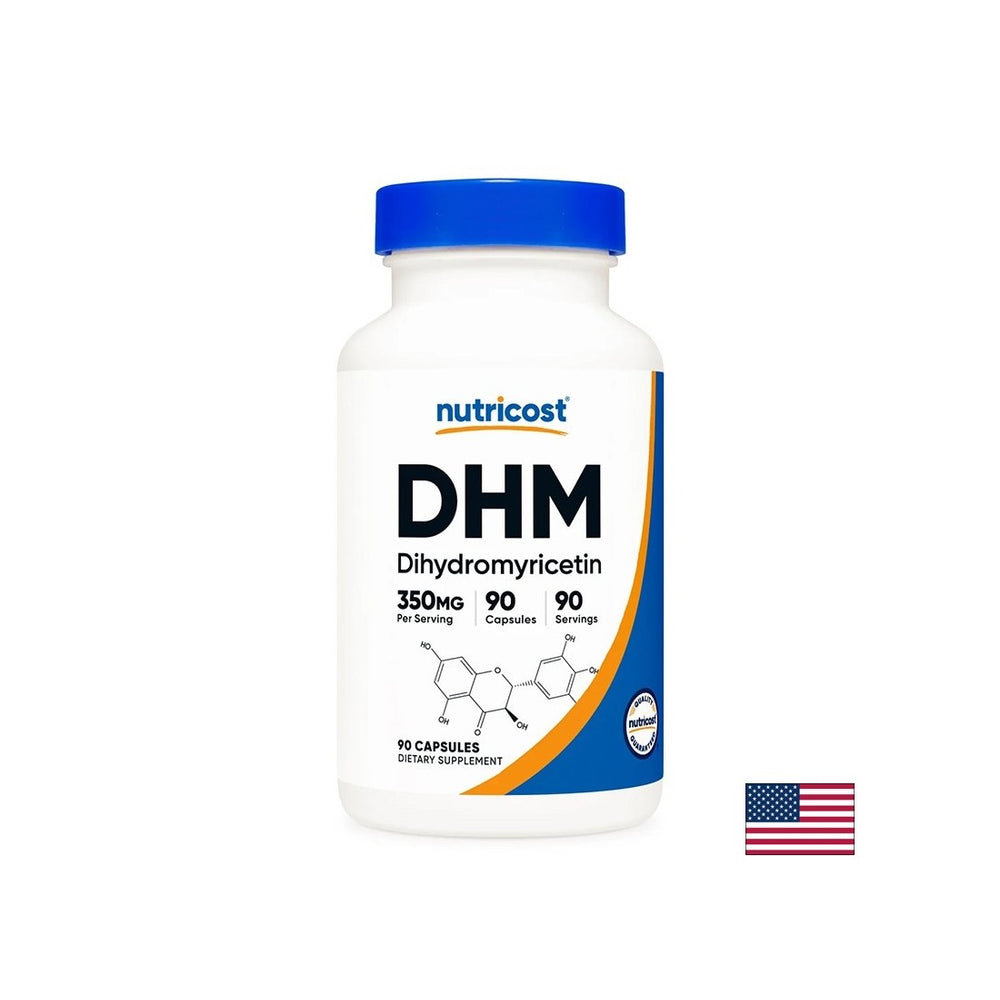 Pentru ficat cu consum crescut de alcool - Dihidromiricetină DHM, 350 mg x 90 capsule