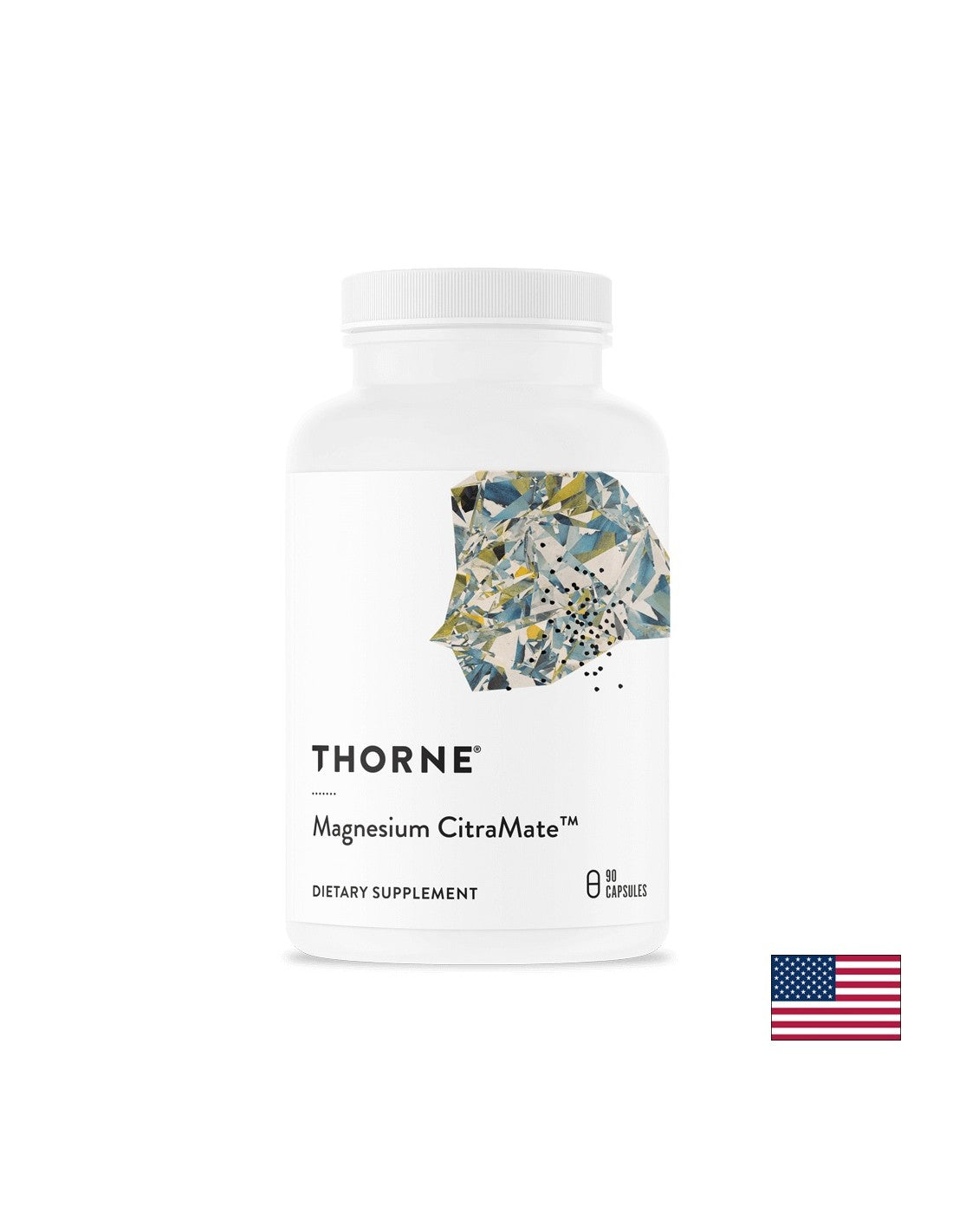 Sănătatea inimii și mușchilor - magneziu (citrat/malat), 135 mg x 90 capsule Thorne