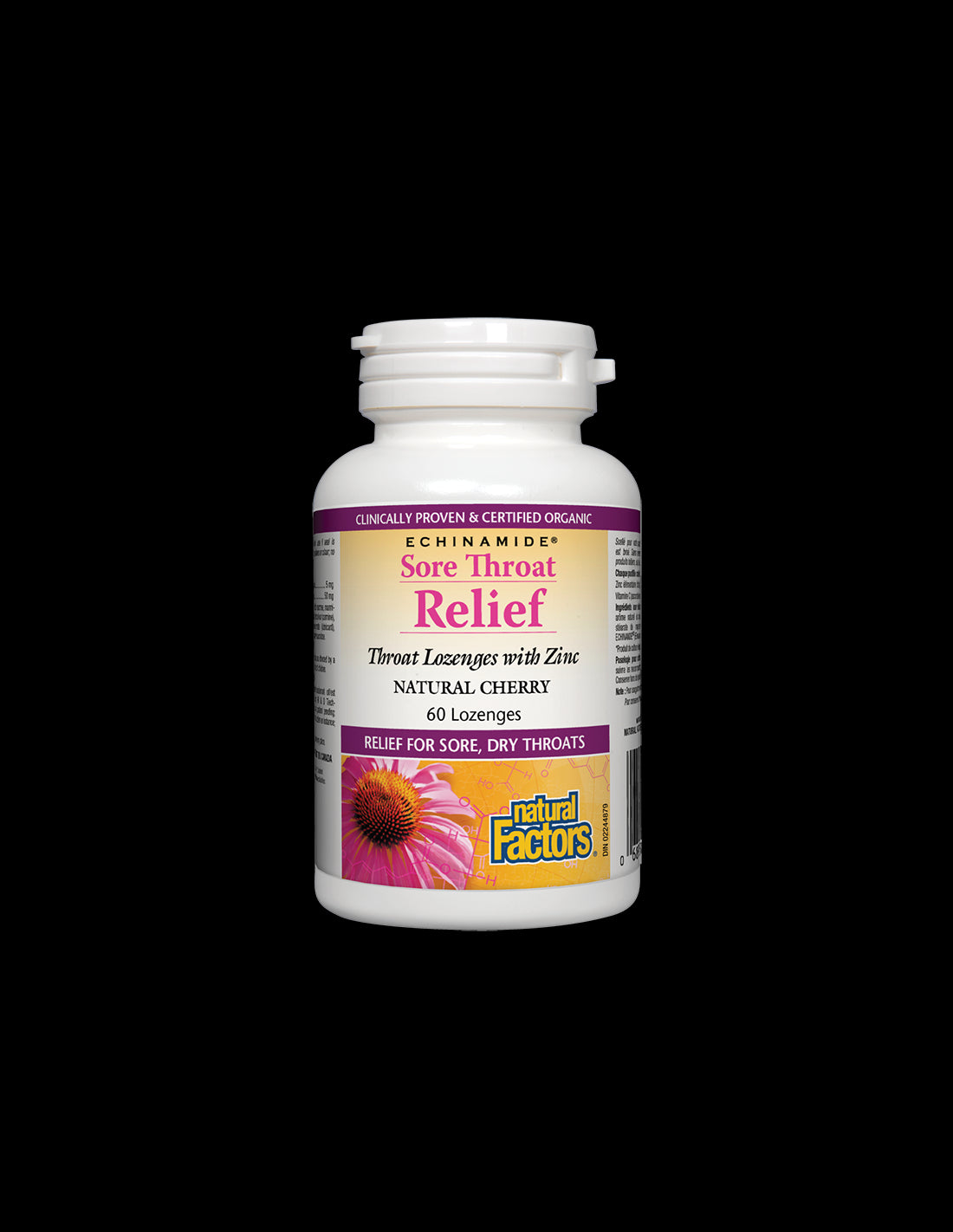 Ameliorarea durerilor în gât 60 mg - 60 comprimate