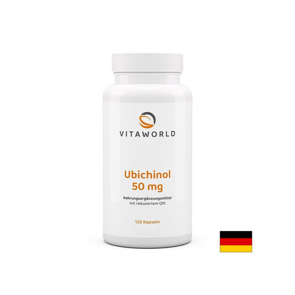 Inimă sănătoasă și energie - Coenzima Q10 (ubiquinol), 50 mg x 60 capsule