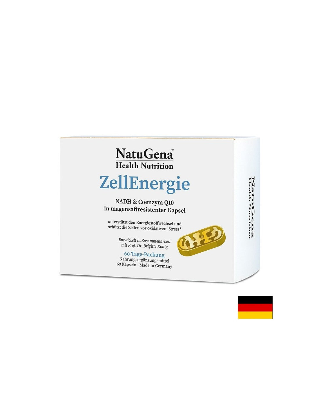 ZellEnergie - Energie celulară cu NADH și coenzima Q10, 60 capsule pentru 2 luni de administrare