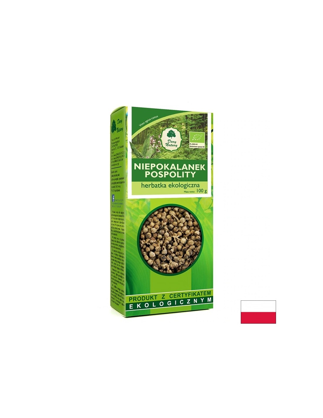 Sănătatea Femeii - Vitex (Arborele lui Abraham) (semințe) - Organic, 100 g Dary Natury
