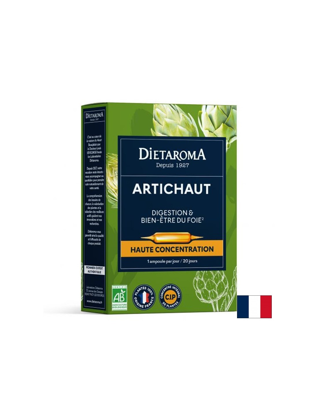 Bilă și ficat - Anghinare, 20 de fiole de băut